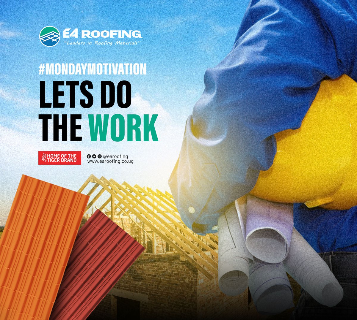 Hello Monday,
Setting goals helps you feel more compelled to complete a task. Let's go do the work.
#earoofing #constuctionmaterials #mondaymotivation