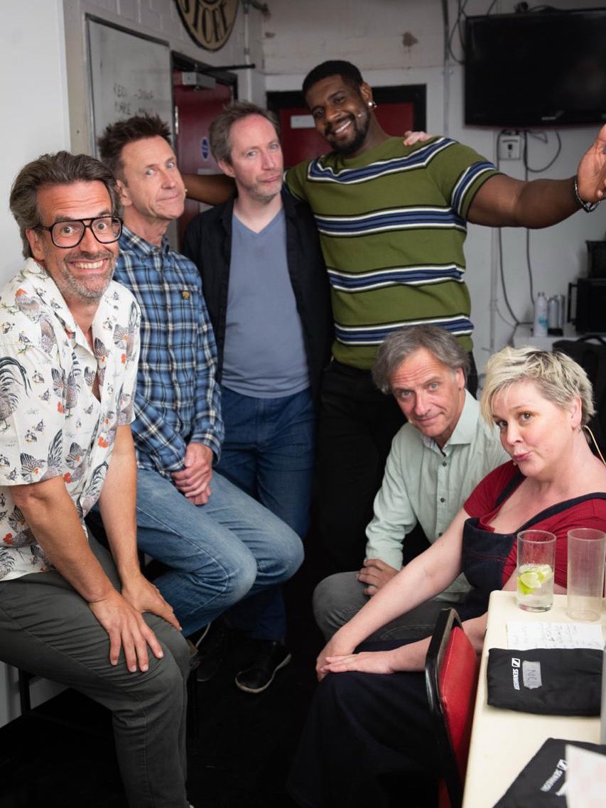 Backstage with The Comedy Store Players ❤️