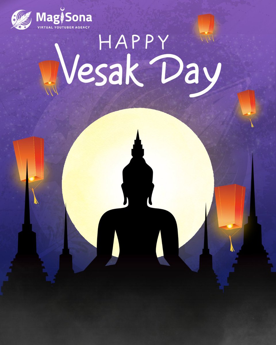 Magisonaid's tweet photo. 🎊SELAMAT HARI RAYA WAISAK 2569 BE /2025!🎊
Mari bersama-sama menghormati semangat kedamaian, kebaikan, dan kebijaksanaan yang dibawa oleh hari suci ini. Terima kasih untuk semua yang terus menyebarkan cahaya positif!🌕✨
#siddharthagautama #Vesakh #vesakdaygreetings #MagiSona https://t.co/JhRHpTrzek