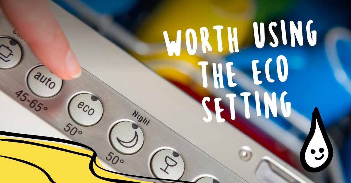 By using the eco setting on your dishwasher, you will save water and money on your household bills.

Head over to our #WatersWorthSaving website for more water-saving tips that can be followed all year round: brnw.ch/21wSzHE