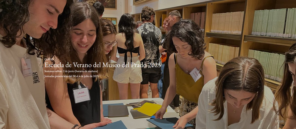 Últimos días para inscribirse en la Escuela de Verano 2025 del Museo del Prado, una iniciativa académica que tiene como objetivo contribuir desde un conocimiento práctico de la actividad museística, a la formación de jóvenes historiadores del arte, futuros conservadores y