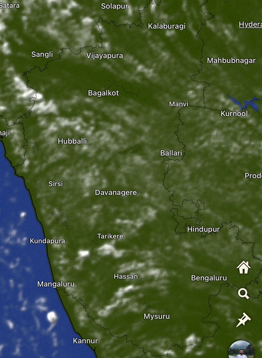 Clouds picking up in parts of Belagavi - Chikkamagaluru - Hassan - Chamarajanagara districts now.
Thunderstorm activity will start soon.
#KarnatakaRains