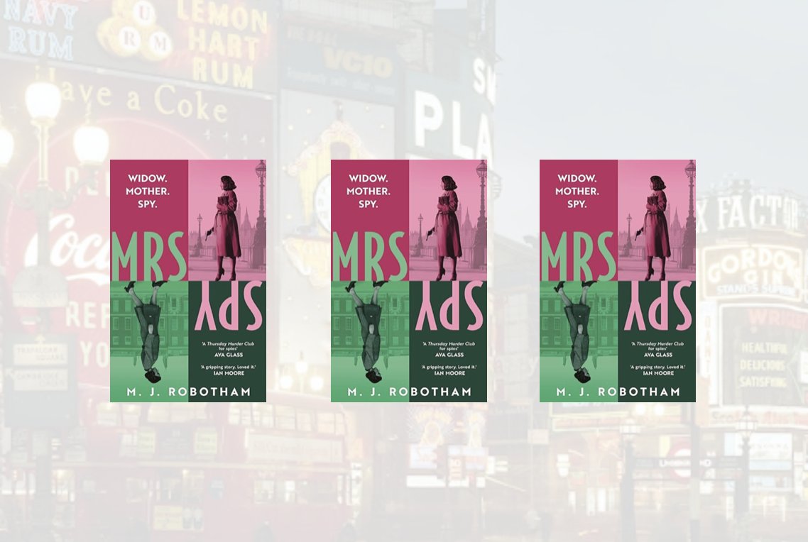 #Book #giveaway 
LONDON of the Swinging 60s
#WIN 1 of 3 copies of Mrs Spy by M J Robotham

"The Thursday Murder Club for spies"

tripfiction.com/giveaway-3-cop…
UK only. Ends 23 May 2025