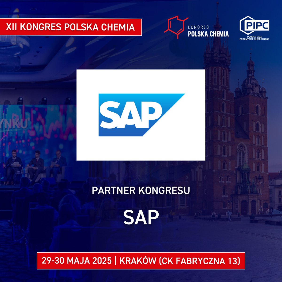 🤝 Miło nam poinformować, że Partnerem XII Kongresu Polska Chemia został <a href="/SAP/">SAP</a>!

👉 Przejdź na stronę wydarzenia: kongrespolskachemia.pl

🎯 Poznaj agendę: kongrespolskachemia.pl/agenda/

🎟️ Nie czekaj i zarejestruj się już teraz!
rejestracja.kongrespolskachemia.pl/rejestracja