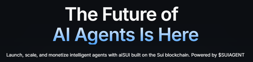 Lloyd (@lloydagas) on Twitter photo The AI wave is coming to <a href="/SUInetwork/">Sui</a> and <a href="/suidefai/">aiSUI ($SUIAGENT)</a> is leading the charge.
<a href="/suidefai/">aiSUI ($SUIAGENT)</a> is a next-gen AI dApp suite built on Sui, designed to make it easy for anyone to build, launch, and monetize intelligent agents. With no-code and low-code tools, users can create custom AI The AI wave is coming to <a href="/SUInetwork/">Sui</a> and <a href="/suidefai/">aiSUI ($SUIAGENT)</a> is leading the charge.
<a href="/suidefai/">aiSUI ($SUIAGENT)</a> is a next-gen AI dApp suite built on Sui, designed to make it easy for anyone to build, launch, and monetize intelligent agents. With no-code and low-code tools, users can create custom AI