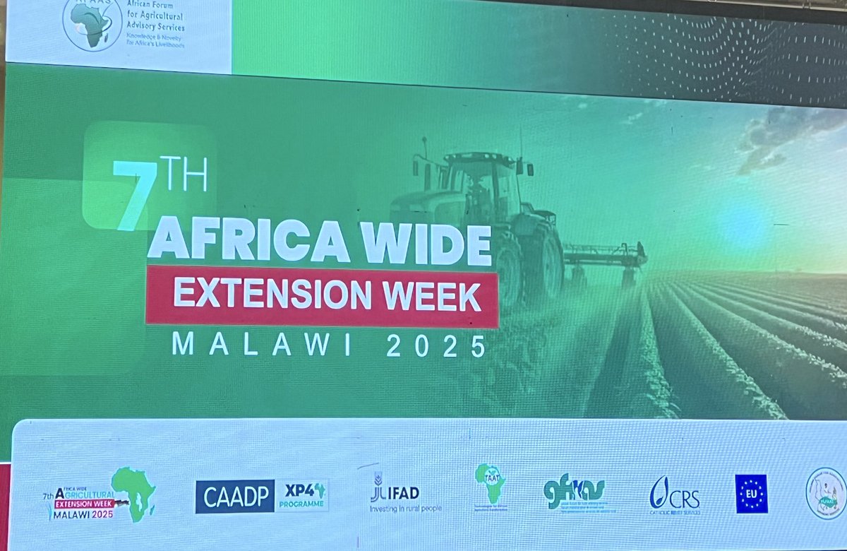 🟡Empowering rural farmers with knowledge, tools, and innovation is key to unlocking food security and nutrition across Africa. This week, we join delegates from across the continent in Malawi to explore rebranding extension to drive #GoodFood4All. #AgriAfrica #AAEW2025