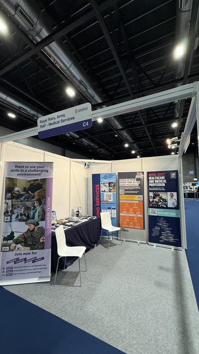ecg1510's tweet image. Today we are here @theRCN #Congress25 on #InternationalNursesDay. Come to stand C4 and find out about a career in @RNJobsUK @RNReserve @BritishArmy @RAFMedReserves @DMS_MilMed @NHSArmedForces @CdreAHofman @HNNS_qarnns @MedicsNavy