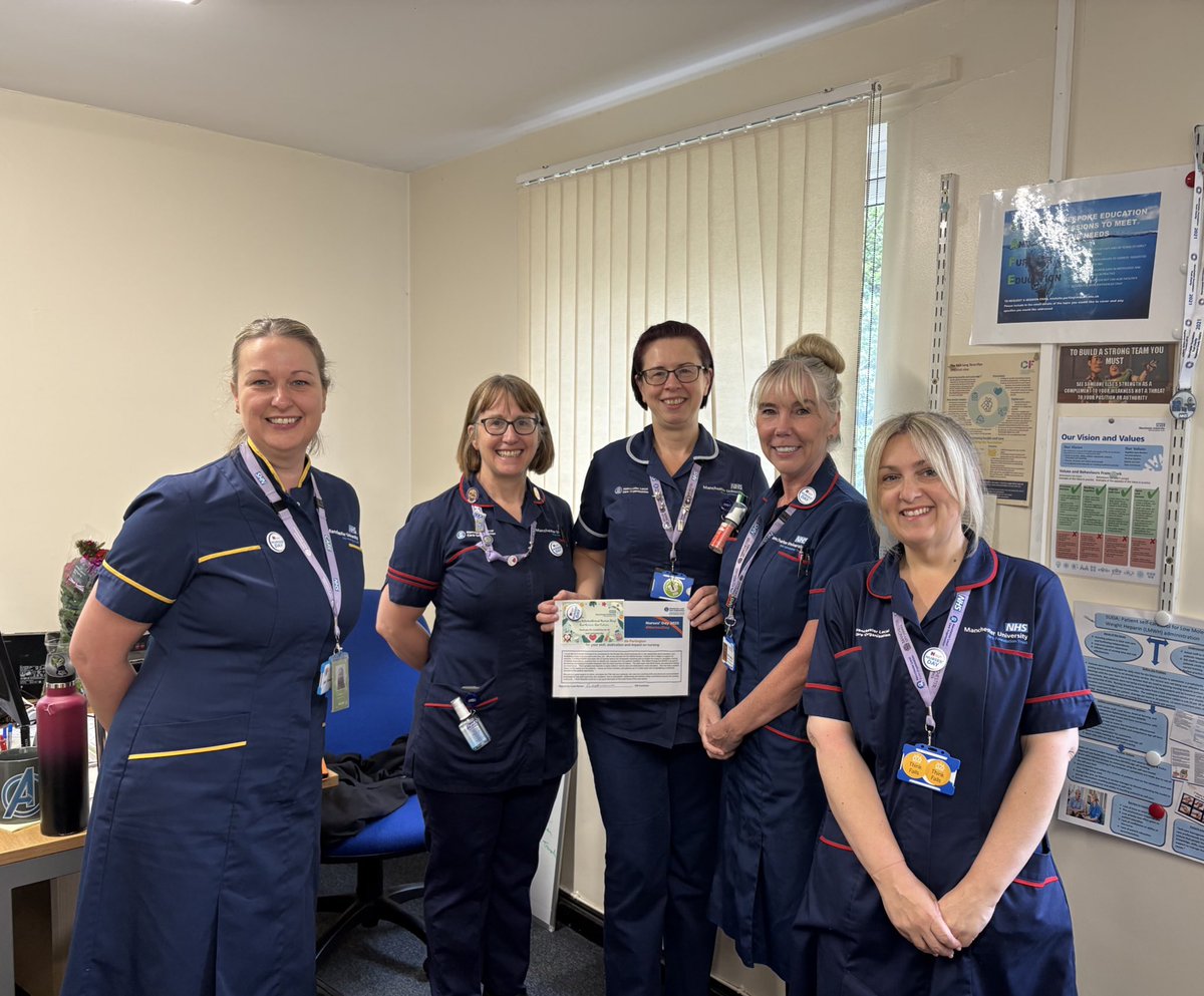 Well done to Michelle Partington on her nomination for Nurses Day 💙