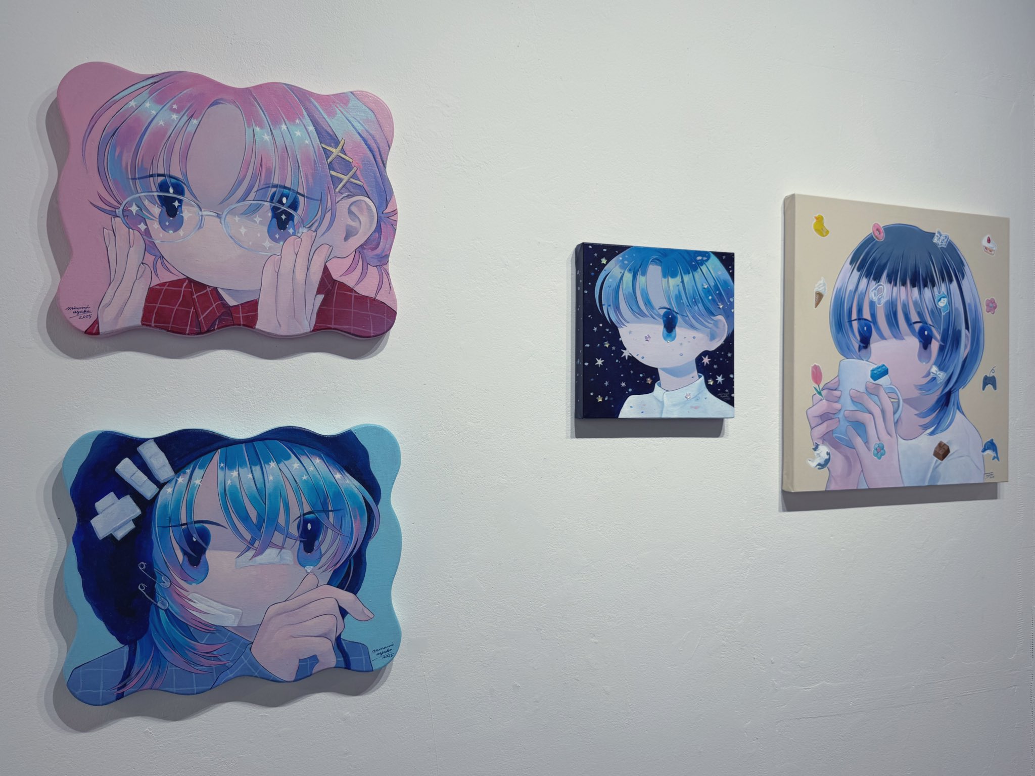 【★超目玉】 南あやか⚪️個展5/2〜 (@a_mtc27) X / 絵画