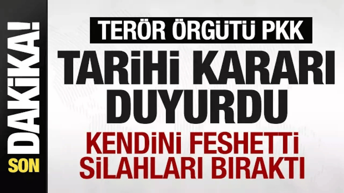 canaseld's tweet photo. Tarihi gelişme: Terör örgütü PKK kendini feshetti!
8 ay süren ‘Terörsüz Türkiye’ süreci başarıyla tamamlandı.
Bahçeli’nin çağrısı, Erdoğan’ın kararlılığı, Meclis iradesi ve İmralı’dan gelen çağrı sonrası Türkiye yeni bir döneme girdi.
#TerörsüzTürkiye https://t.co/DgKB5tuAkA