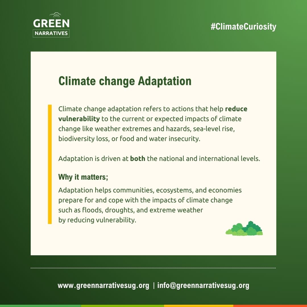 NarrativesUg's tweet photo. #ClimateCuriosity
Have you ever wondered what climate change #adaptation is all about and why it matters more than ever? 🌍
#Uganda #ClimateChange #Sustainability #ClimateAction #Communities #Planet #People https://t.co/7J5TAsGEzU
