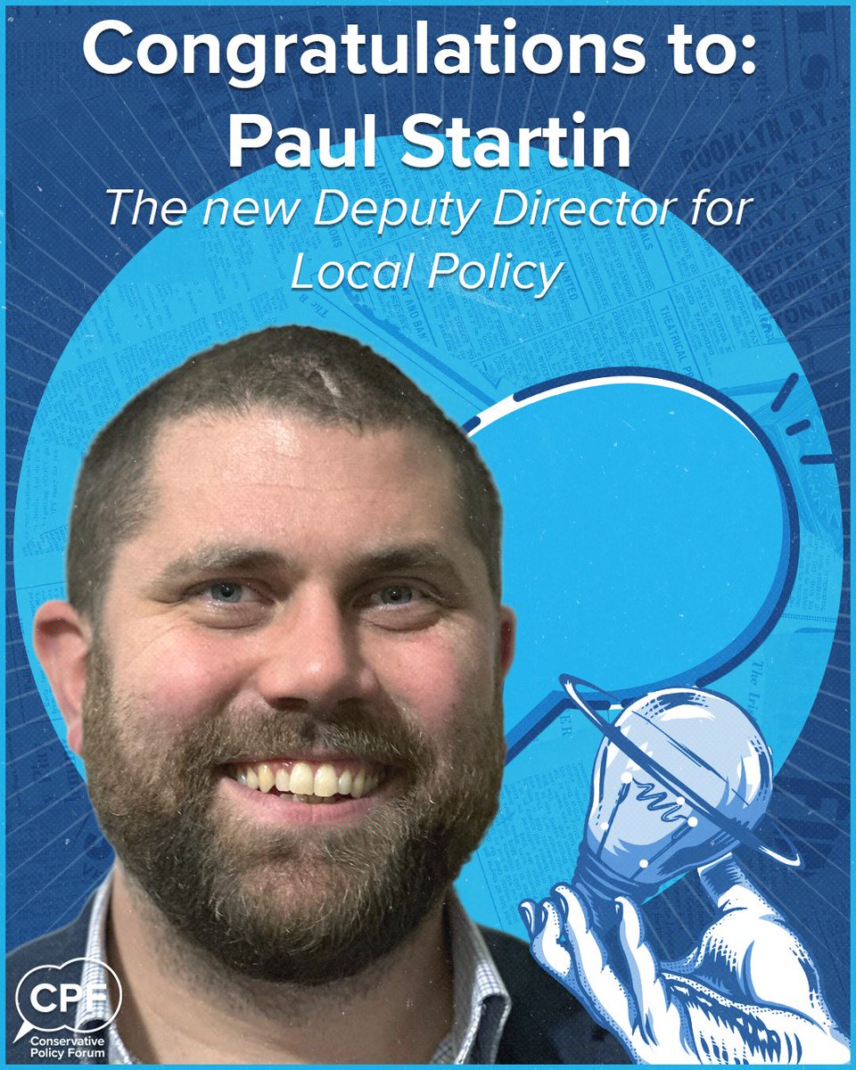 Congratulations to Paul Startin, joining our leadership team as Deputy Director - Local Policy. We'll be working much more with local and regional government groups to encourage local policy formation -watch this space