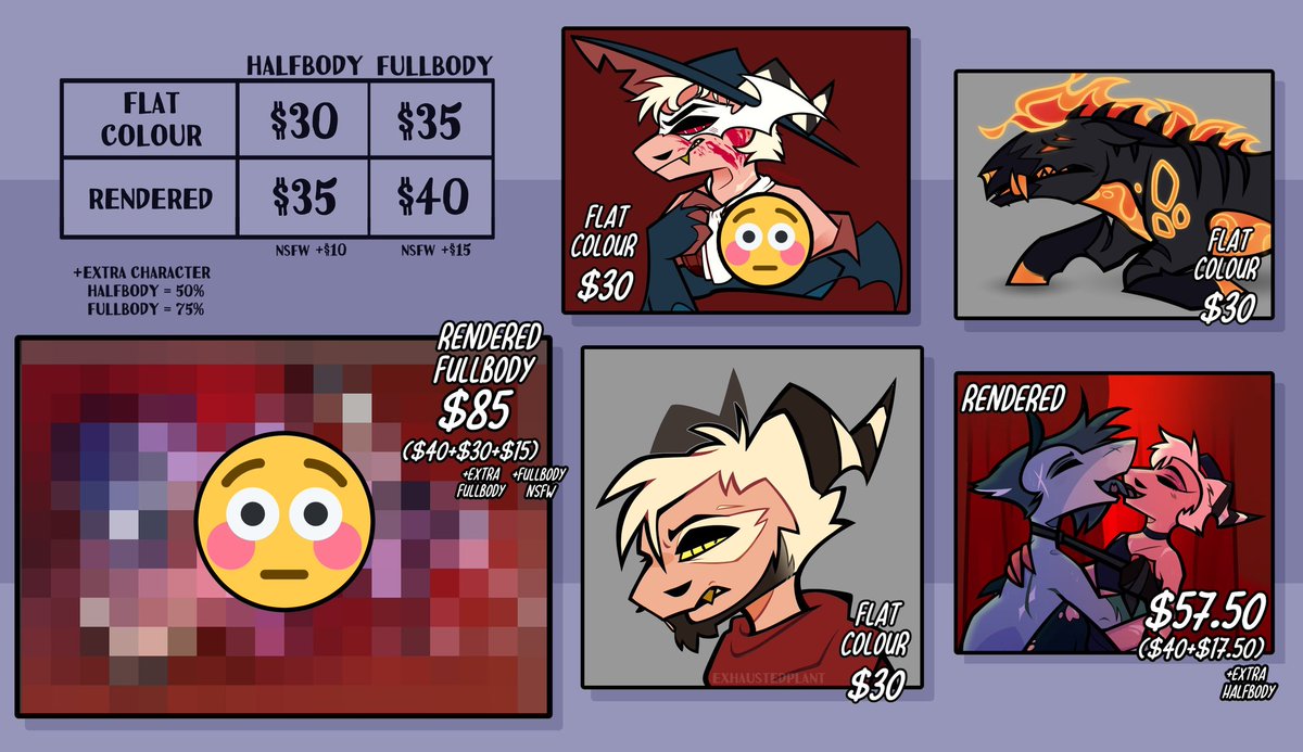 Opening a new commission slot! ❤️

Message me here and/or DM me 🫂

Some notes: 
- "grey" sketches don't need to be grey 🥹
- comm art tends to be cleaner than my personal stuff and will take longer 🥹