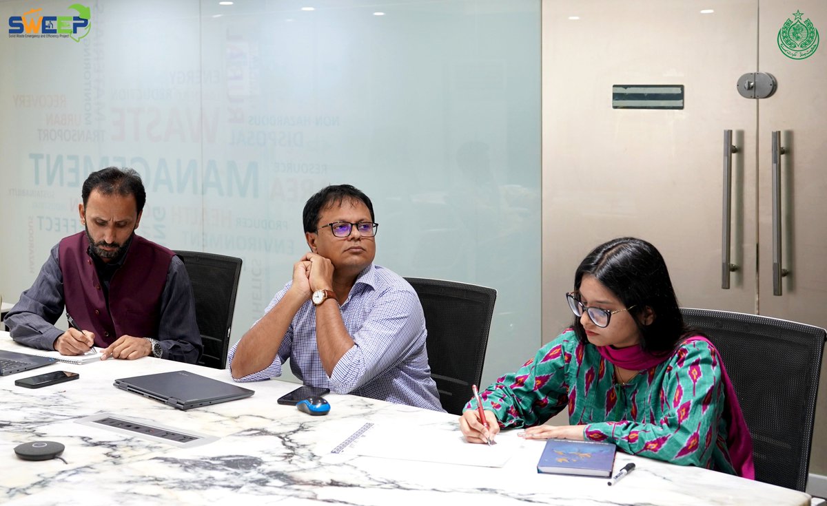 On 9th May 2025, the Project Implementation Unit #PIU of the Solid Waste Emergency and Efficiency Project #SWEEP, in collaboration with <a href="/WorldBank/">World Bank</a>, conducted a session on the #LRP Incubation Hub, #GTS activities, and training updates with #NDF Pakistan.

<a href="/MinisterSindh/">Minister Local Govt Sindh</a> <a href="/sswmb/">SSWMB</a>
