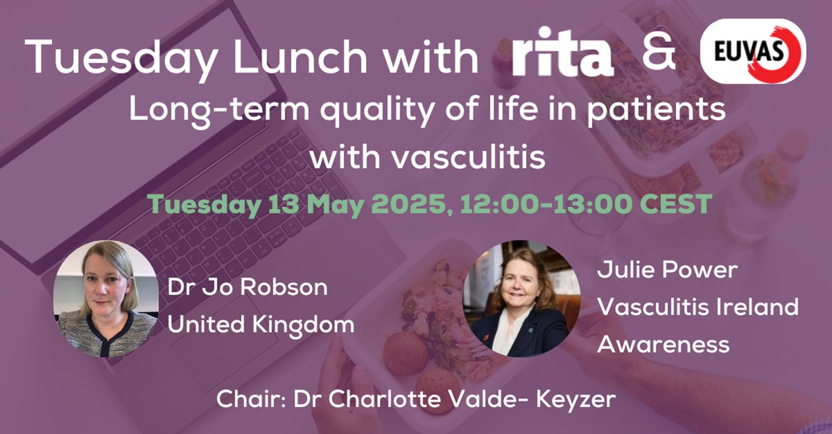 PARADISE__AI's tweet image. Julie Power form @IrishVasculitis and member of #PARADISEProject is speaking this week.
Registration link: attendee.gotowebinar.com/register/31782…
#VAM2025
