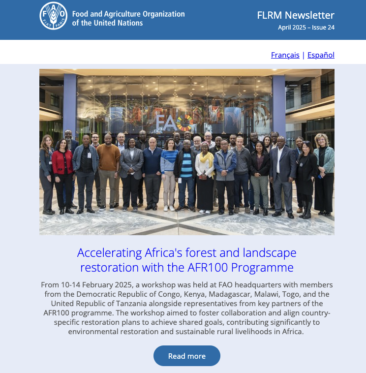 🌱 New FLRM Newsletter Out Now! 🌍

Check out the latest issue of the FLRM Newsletter with updates, stories and resources on 🌳 forest and landscape #restoration: bit.ly/454VIzu

Read it in🇬🇧 English🇪🇸 Spanish &amp; 🇫🇷 French

Subscribe now: bit.ly/3G29ANG