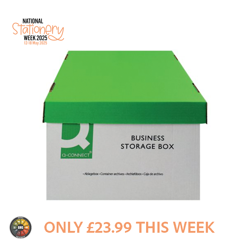 To celebrate National Stationery Week. we have some great offers on your essential stationery products including these Q-Connect 335x400x250mm Storage Boxes in a 10 pack.
Call to order - 0131 346 1494
#NatStatWeek #ProductOffers #LoveStationery #storage
tinyurl.com/2cy7a2ft