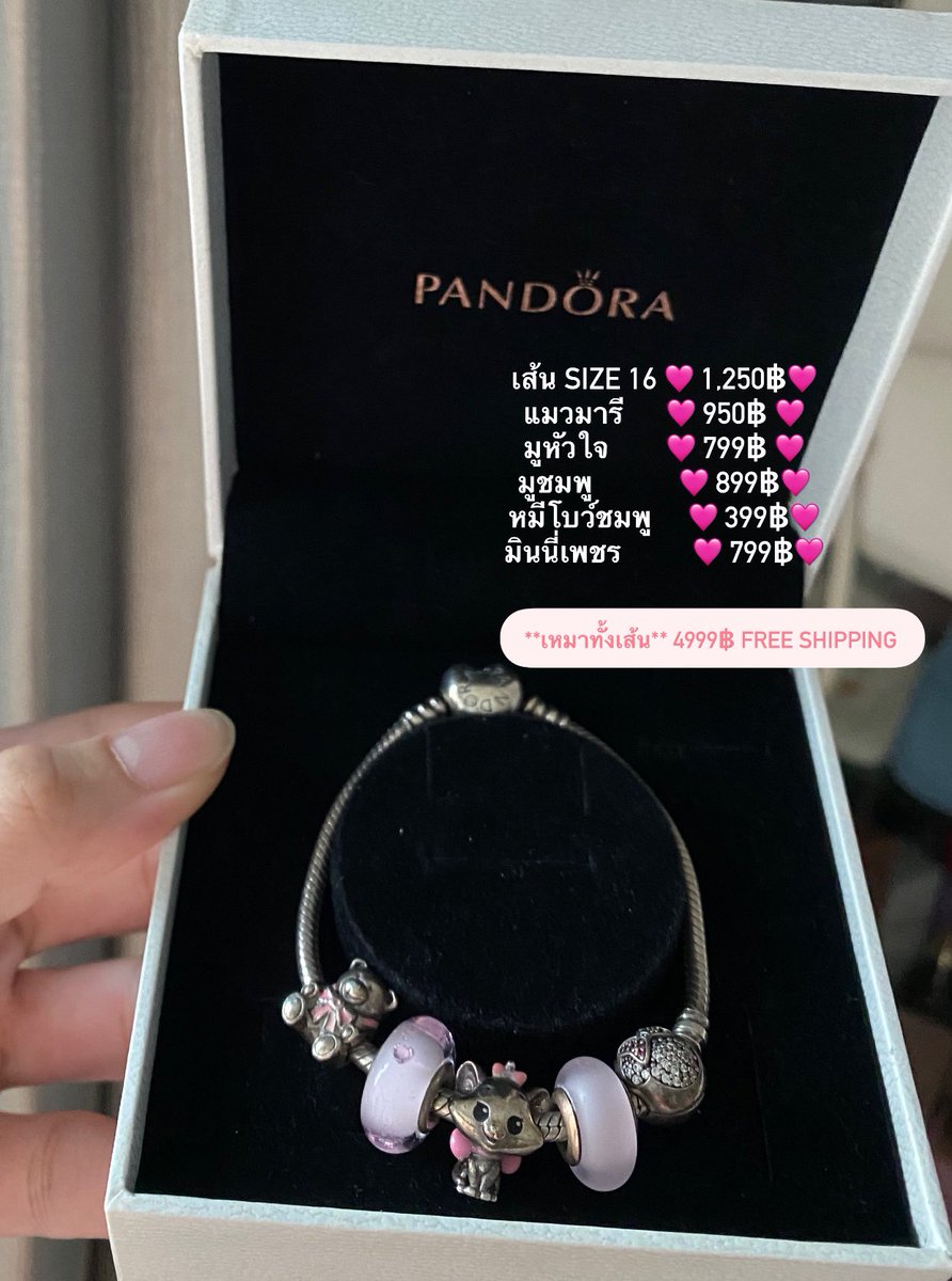 khaikhongjra's tweet image. ส่งต่อ pandora size16🩷
ส่งล้างที่ช็อปได้ค่ะ 
🌟 ราคาตามรูปเลยนะคะ 
🍬 ค่าส่ง39฿ 
#pandoraส่งต่อ #pandorathailand #pandorath #pandoraมือสอง #ส่งต่อpandora #ตลาดนัดpandora #ตลาดนัดเเพนโดร่า #ส่งต่อแพนโดร่า #pandora   #ตลาดนัดsanrio #pandoraมือสอง