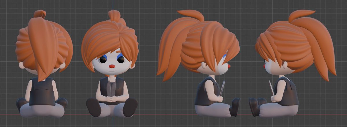 I was productive this weekend and made a little Tessa two knives 🔪

I want to make them for more of the clowns but the process is slow because I am learning. But mark my words, I WILL become a blender guru or get carpal tunnel trying!!!