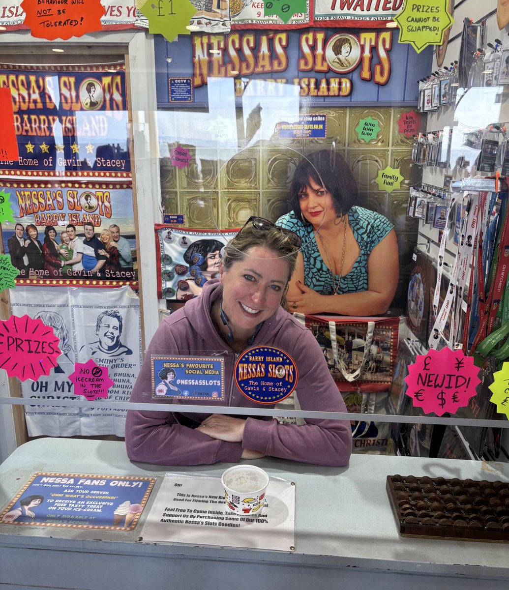 In honour of Ruth Jones’s BAFTA last night…from my trip to Barry last week: