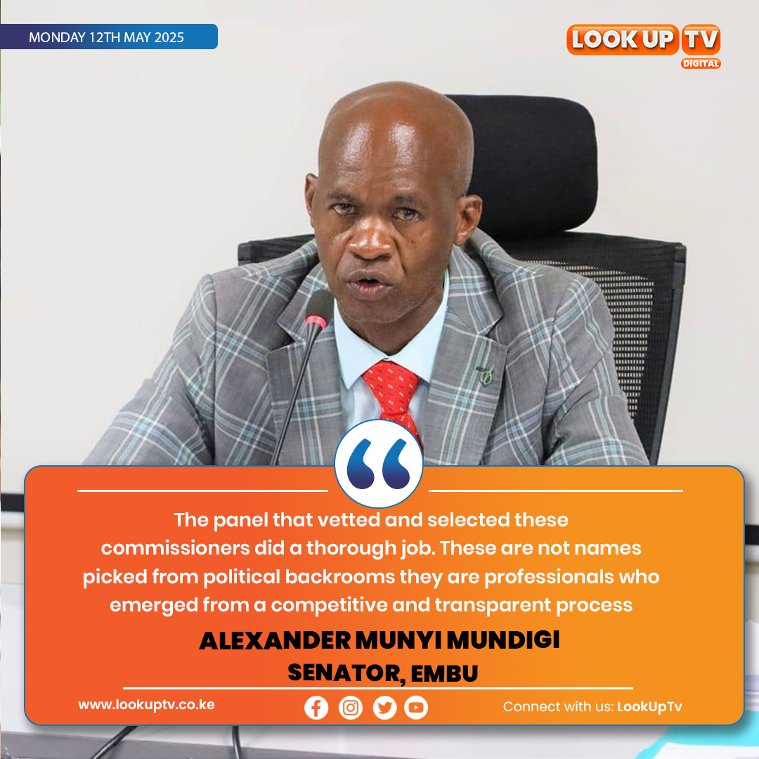Alexander Munyi Mundigi ~ The panel that vetted and selected these commissioners did a thorough job. These are not names picked from political backrooms, they are professionals who emerged from a competitive and transparent process
