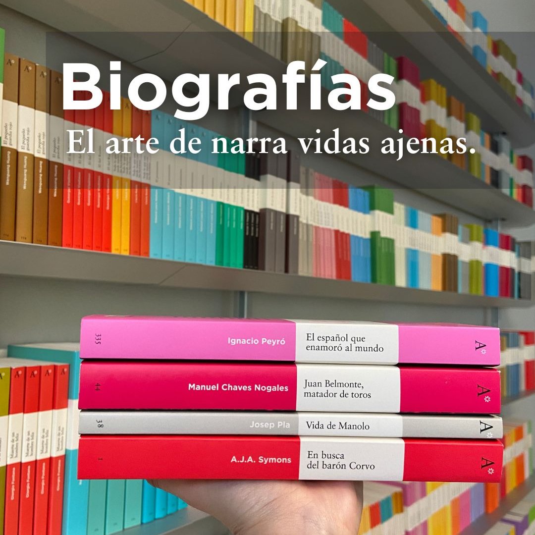 #lecturasencadenadas  Cuatro perfiles literarios donde Ignacio Peyró, Manuel Chaves Nogales, Josep Pla y A. J. A. Symons practican el arte de narrar vidas ajenas; las biografías de hombres tan singulares como Julio Iglesias, Juan Belmonte, Manolo Hugué y Frederick Rolfe.