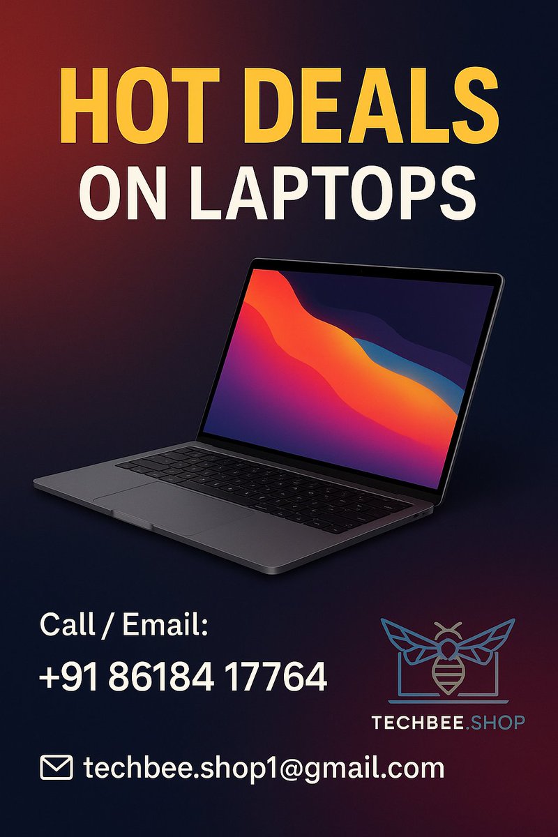 TechbeeShop's tweet image. Unbeatable laptop deals, just a click away