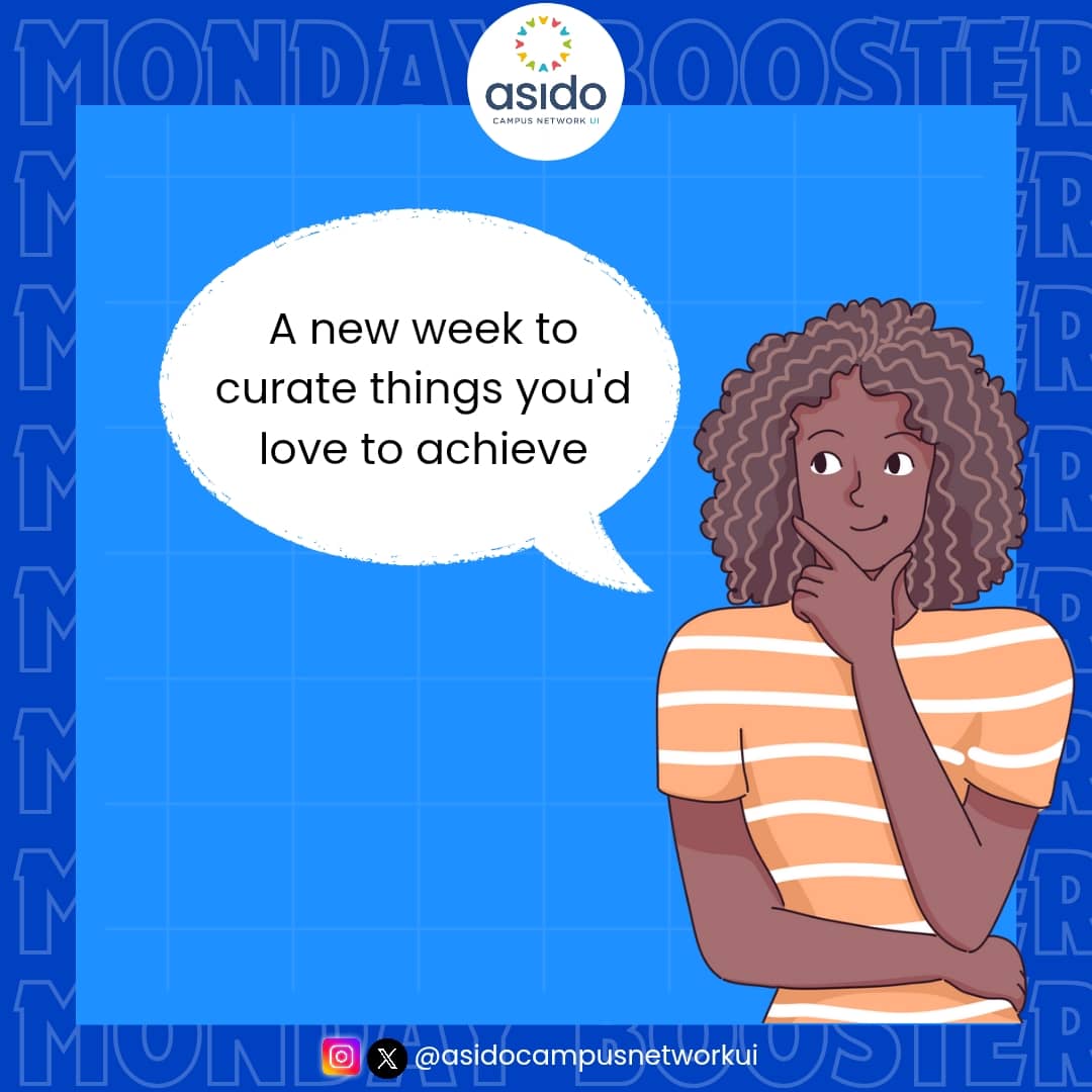 asidocampusnet's tweet photo. CHILL, NO TOO DEY WORRY ๐ช
Itโs Week 4 of lectures โ feeling overwhelmed is okay. Breathe, stay focused, and donโt forget: you're doing your best!
#ACNUI #UIVibes #StudentLife #YouGotThis #KeepPushing #MentalHealthMatters #NaijaStudents #TakeABreak #ChillAndFocus https://t.co/94p2GsL5Pz