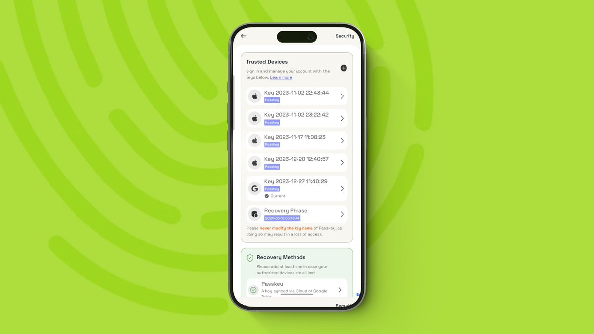 🔐 Reminder: JoyID has long supported multiple backup options —

✔️ Export your private key
✔️ Backup your Passkey (and keep your Google/Apple ID secure)
✔️ Enable multi-device sync for added protection

Your keys, your responsibility — stay safe, stay in control.
#Bitcoin