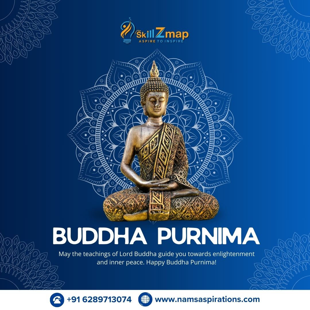 skillZmap's tweet image. On this sacred day of Buddha Purnima, may we all embrace the path of wisdom, compassion, and peace. 🌼🕊️
Let the teachings of Lord Buddha light the way to inner calm and mindfulness.
#BuddhaPurnima #SkillZmap #AspireToInspire #PeaceAndWisdom #EnlightenmentJourney