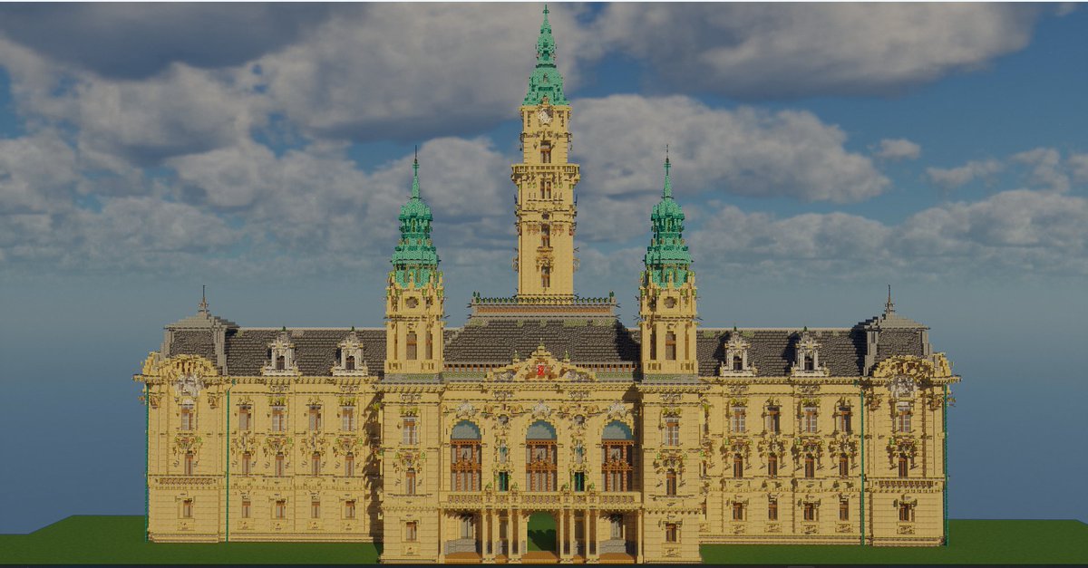 🇭🇺ジェール（Győr）市庁舎
#Minecraft
#マイクラ
#minecraft建築コミュ
#マイクラ建築