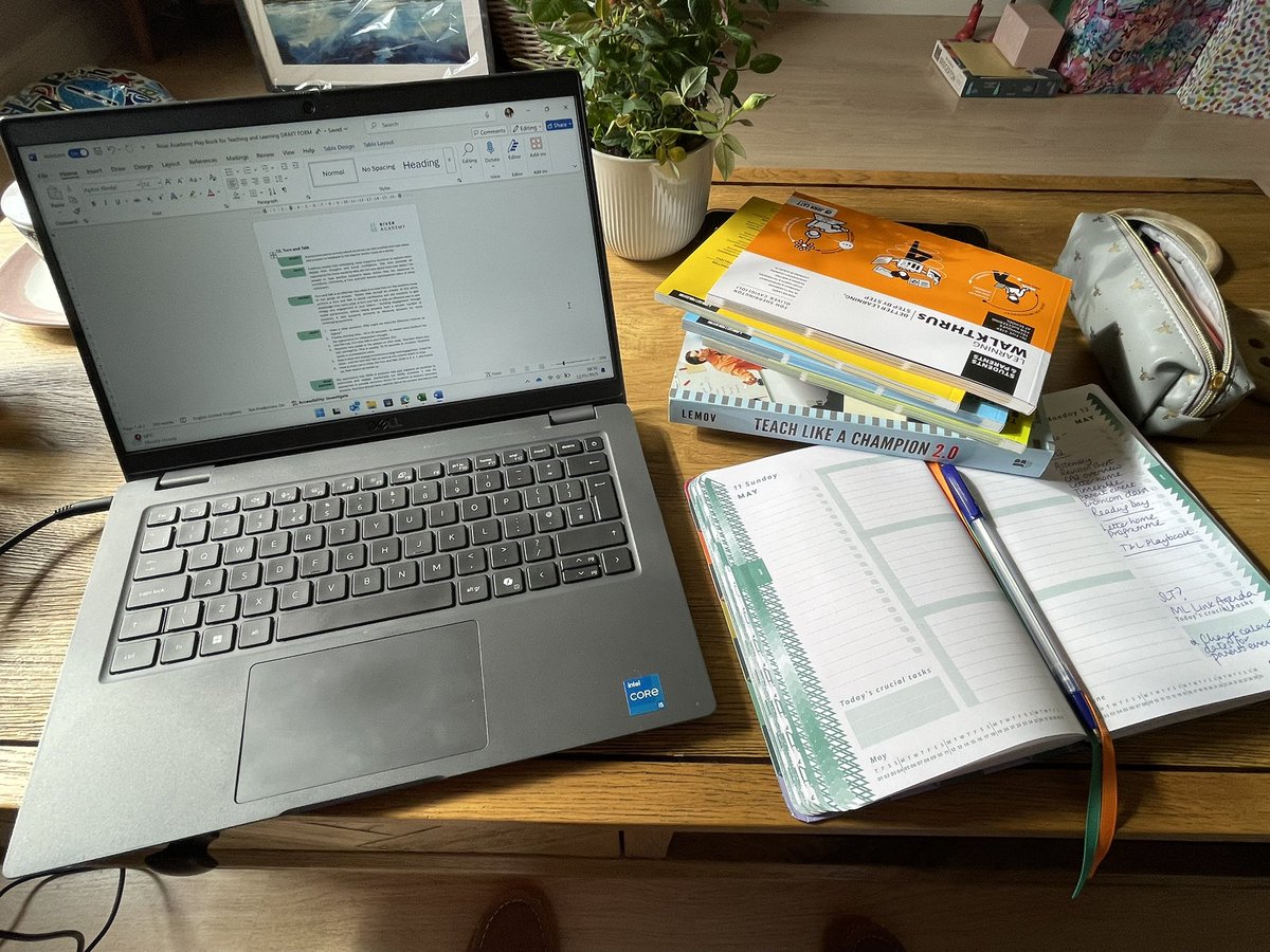 A day to focus on our T&amp;L principles and documentation for 25-26. 

So well supported by resources like <a href="/TeachLikeAChamp/">Teach Like a Champion</a> and <a href="/WALKTHRUs_5/">Walkthrus</a>, I am living the dream. 

#NewSchool #TeachingAndLearning