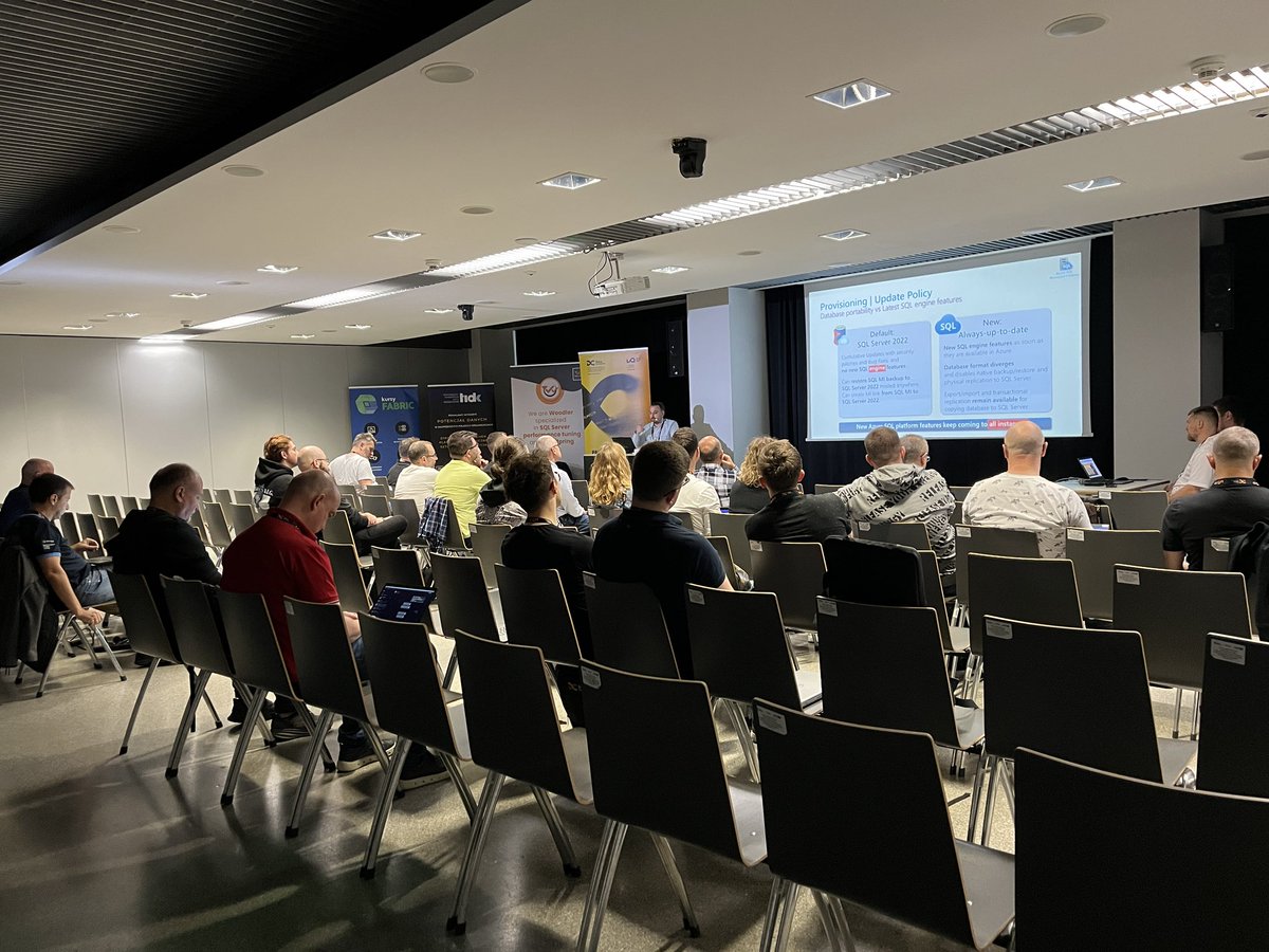 SasaPopovicMSFT's tweet image. Pre-conference workshop
“Becoming an Azure SQL DBA -
Advancing the Role of the SQL Server DBA” is on 🙌
#SQLDay2025 #sqlday #DataCommunityPoland #datacommunity #Wroclaw #Poland