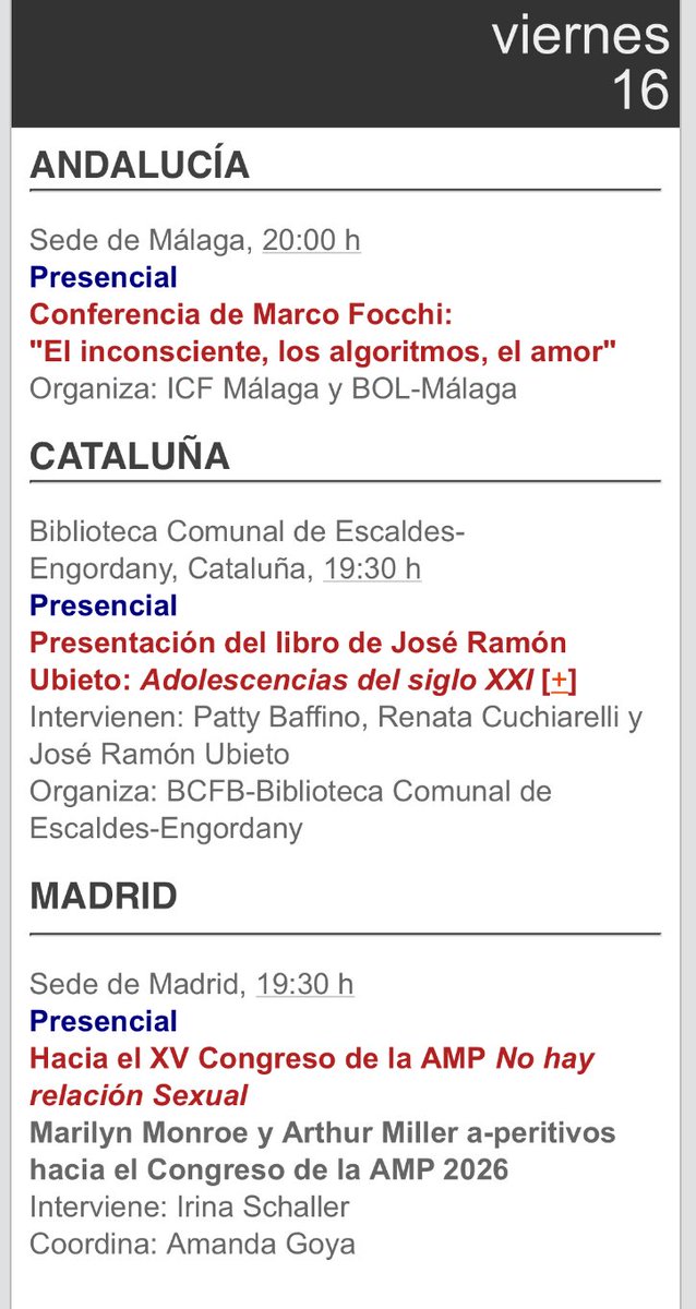 📆 Agenda ELP del 12 al 18 de Mayo de 2025