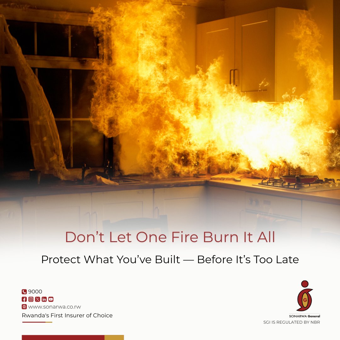 A spark can turn into a disaster in seconds.
Protect your home, business, and peace of mind with fire insurance from #SONARWAGeneral.
✅ Covers damage caused by fire, lightning &amp; explosions
✅ Safeguards both your building and what’s inside
✅ Support when you need it most

Don’t