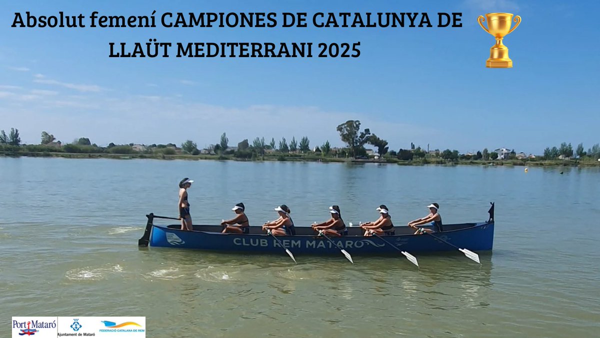 𝗖𝗔𝗠𝗣𝗜𝗢𝗡𝗘𝗦 DE CATALUNYA LLAÜT MEDITERRANI 2025🥇 Medalla d’or per a les nostres noies! Absolut femení. 
Una felicitació molt especial per les nostres absolutes femenines, sou invencibles! 🔥
Campionat de Catalunya a Deltebre 11/05/25