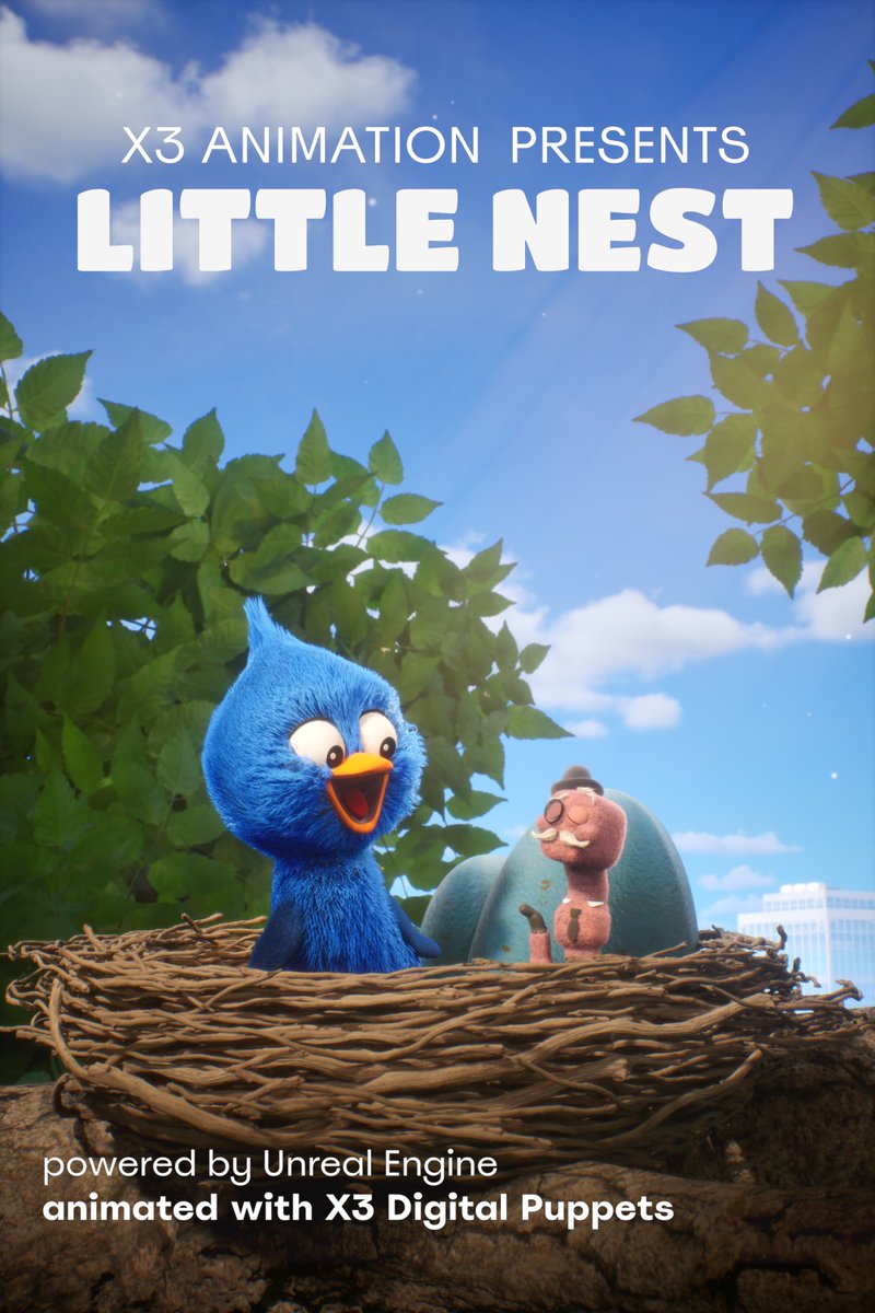 ars3d's tweet image. We&apos;ve just wrapped the pilot of Little Nest - a preschool show made using a real-time character control system we built in #UE5

We call it X3 Digital Puppets.

No endless rendering. No months of polishing. Just fast, charming animation - straight from our heart.
Stay tuned!