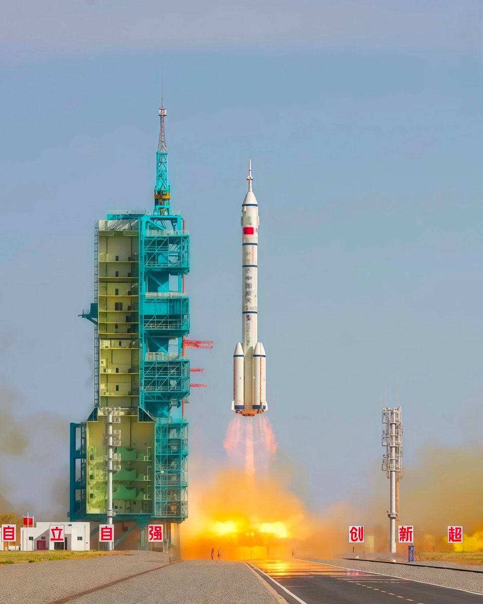 in_xi_an's tweet image. Shenzhou-20 is soaring! 🚀 58 powerful engines from Xi’an’s the Sixth Academy of CASC fuel China’s leap into space 🌌 Behind every launch are brilliant minds and tireless hands 🧠💪 Let’s celebrate their stellar work! ✨
#Shenzhou20 #CNSA #ChineseSpaceProgram #Spaceflight #XiAn