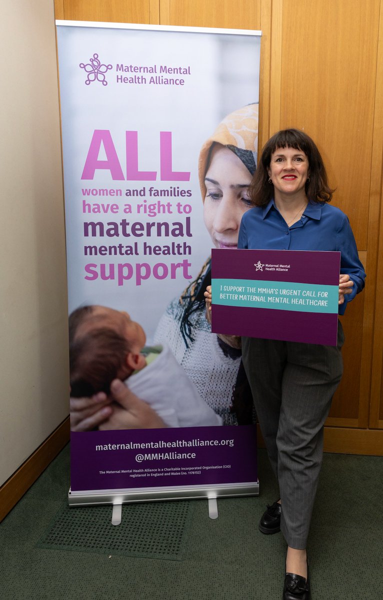 RNBlake's tweet image. To mark #WorldMaternalMentalHealthDay, I joined the Maternal Mental Health Alliances call for urgent action on perinatal mental health.

1 in 4 women face mental health challenges during or after pregnancy. We must do more to ensure care is available, locally and UK-wide.