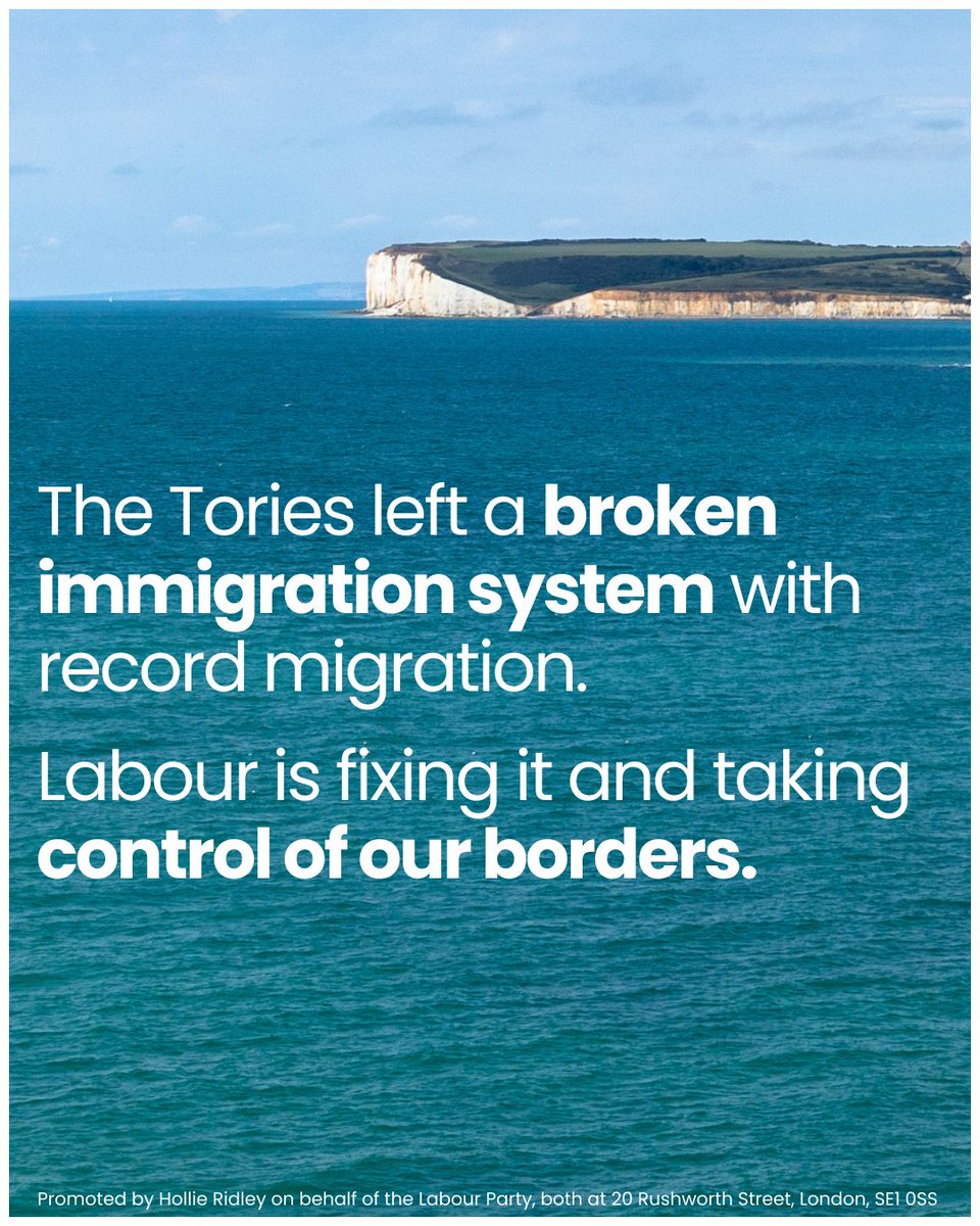 The Tories left Britain reliant on cheap, foreign labour.

This Labour government is backing Britain's workers.