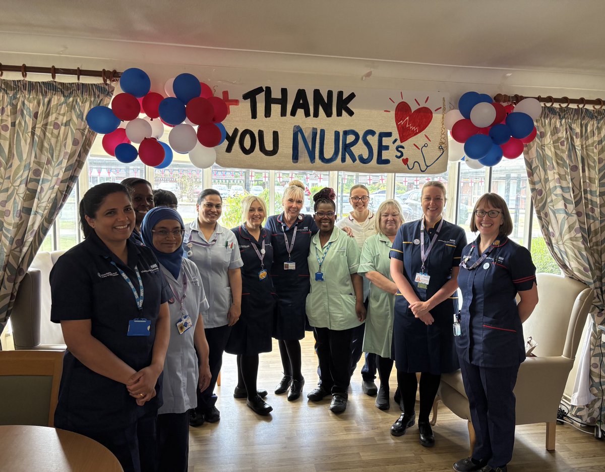 All of our wonderful Nurses at Delamere house 💙