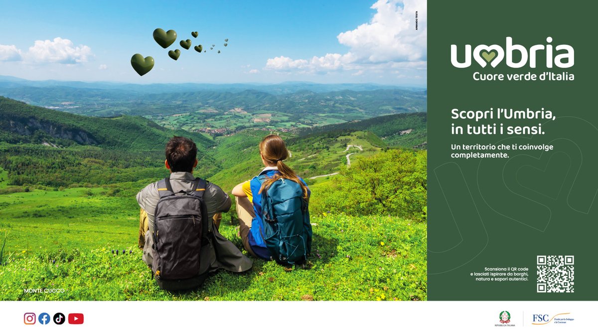 Scopri l’Umbria in tutti i sensi: Armando Testa firma la nuova campagna per il turismo estivo della Regione Umbria.
#ArmandoTesta #GruppoArmandoTesta

armandotesta.it/it/scopri-lumb…