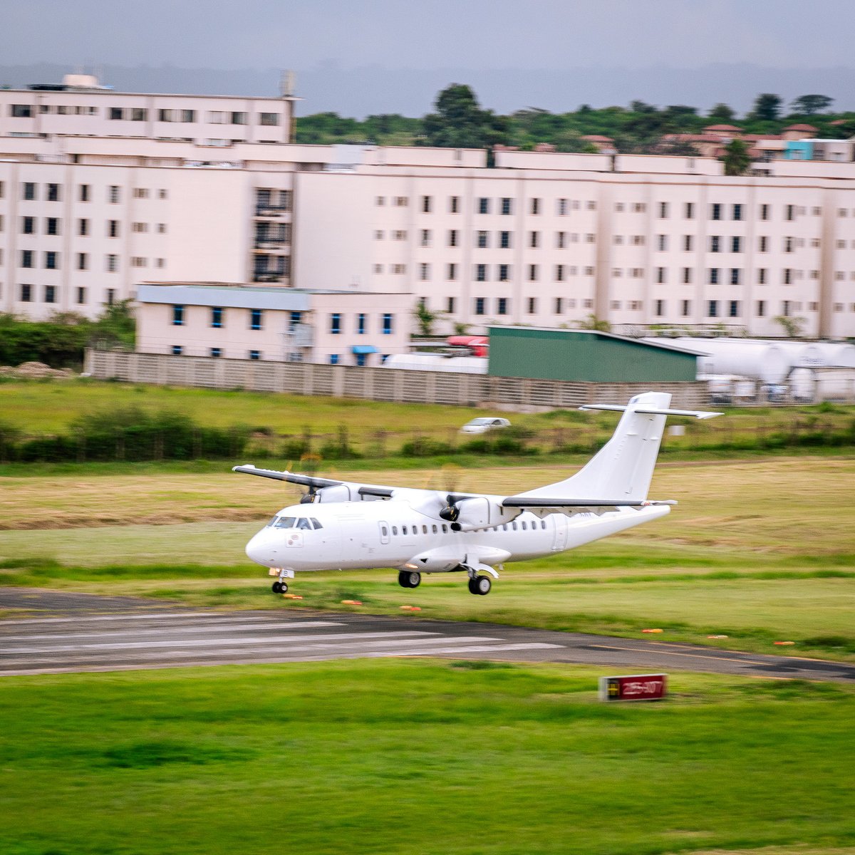 flyrenegadeair's tweet photo. Taking to the skies with precision. Our new ATR 42-500 soaring through the skies, showcasing its impressive power with a smooth low pass and landing. We’re excited to introduce this new addition to our fleet, bringing you closer to your destinations in comfort and style. #flyrenegadeair #atr #flyrenegadeairexperience #bedifferent #explore