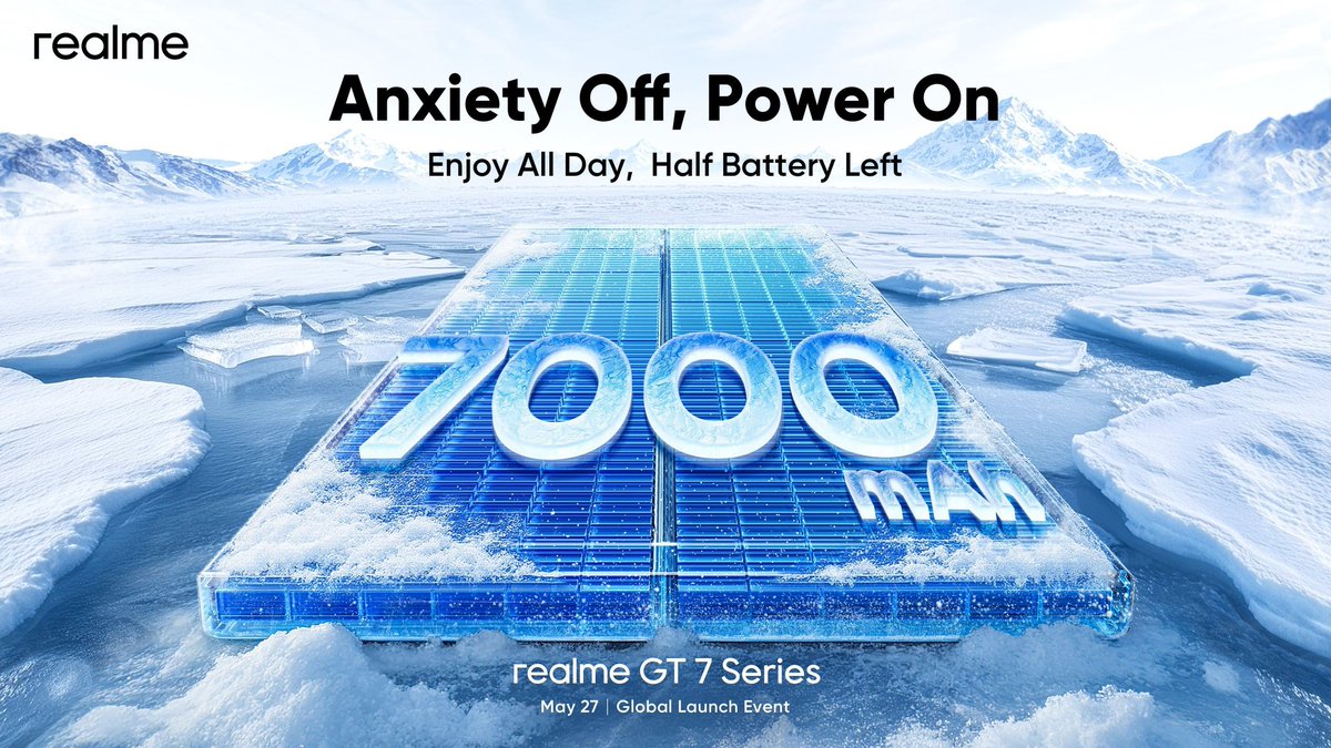 realme GT 7 With 7000 mAh and 120W Charging !

Good 👍