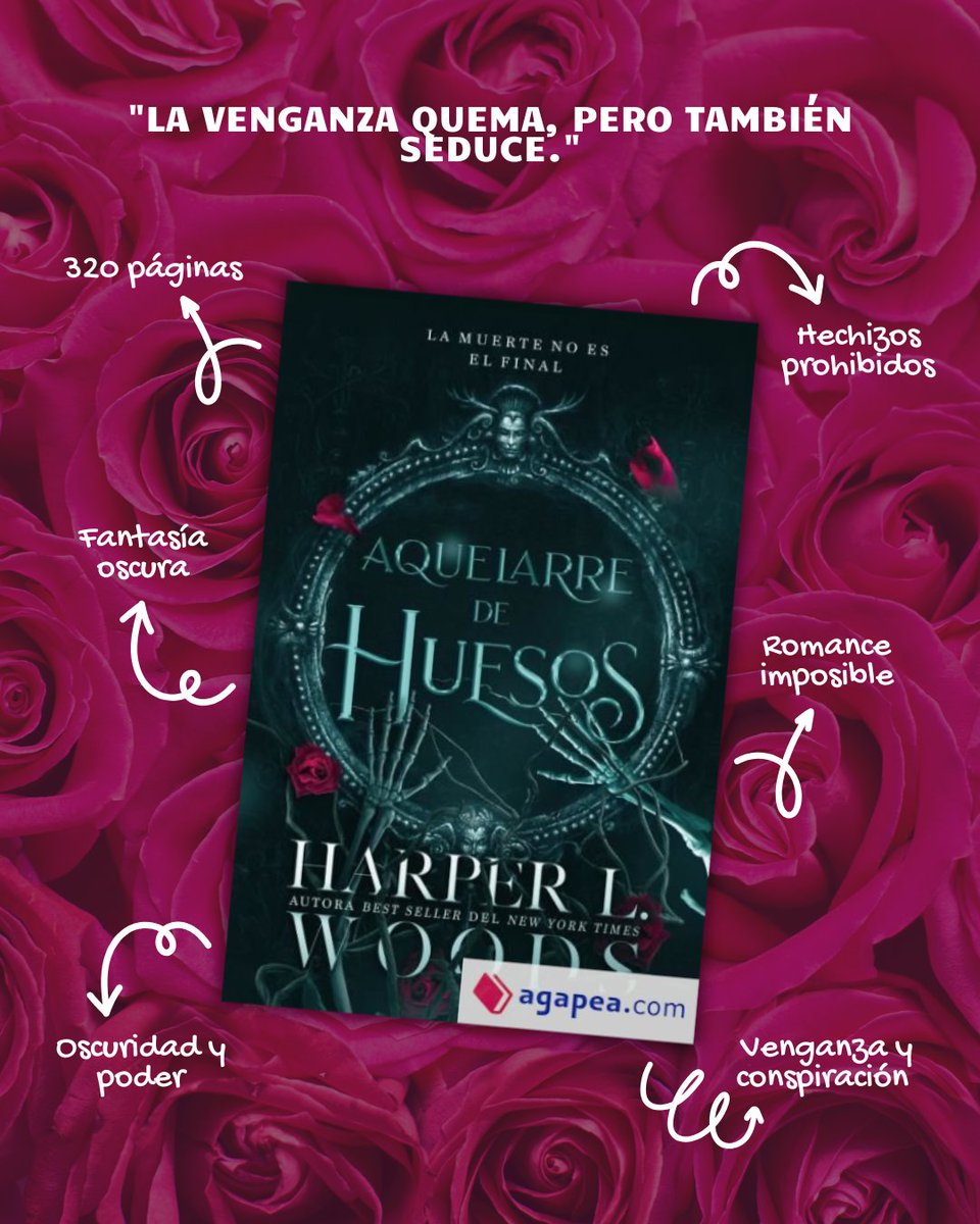 Willow ha sido entrenada para destruir al Aquelarre que le arrebató todo. En Hollow’s Grove, el odio es su arma… pero ¿y si la verdad es más peligrosa que la magia?Si te gustan las historias de magia y conspiraciones, este libro te atrapará. 📖✨ #libreriaagapea  #agapea