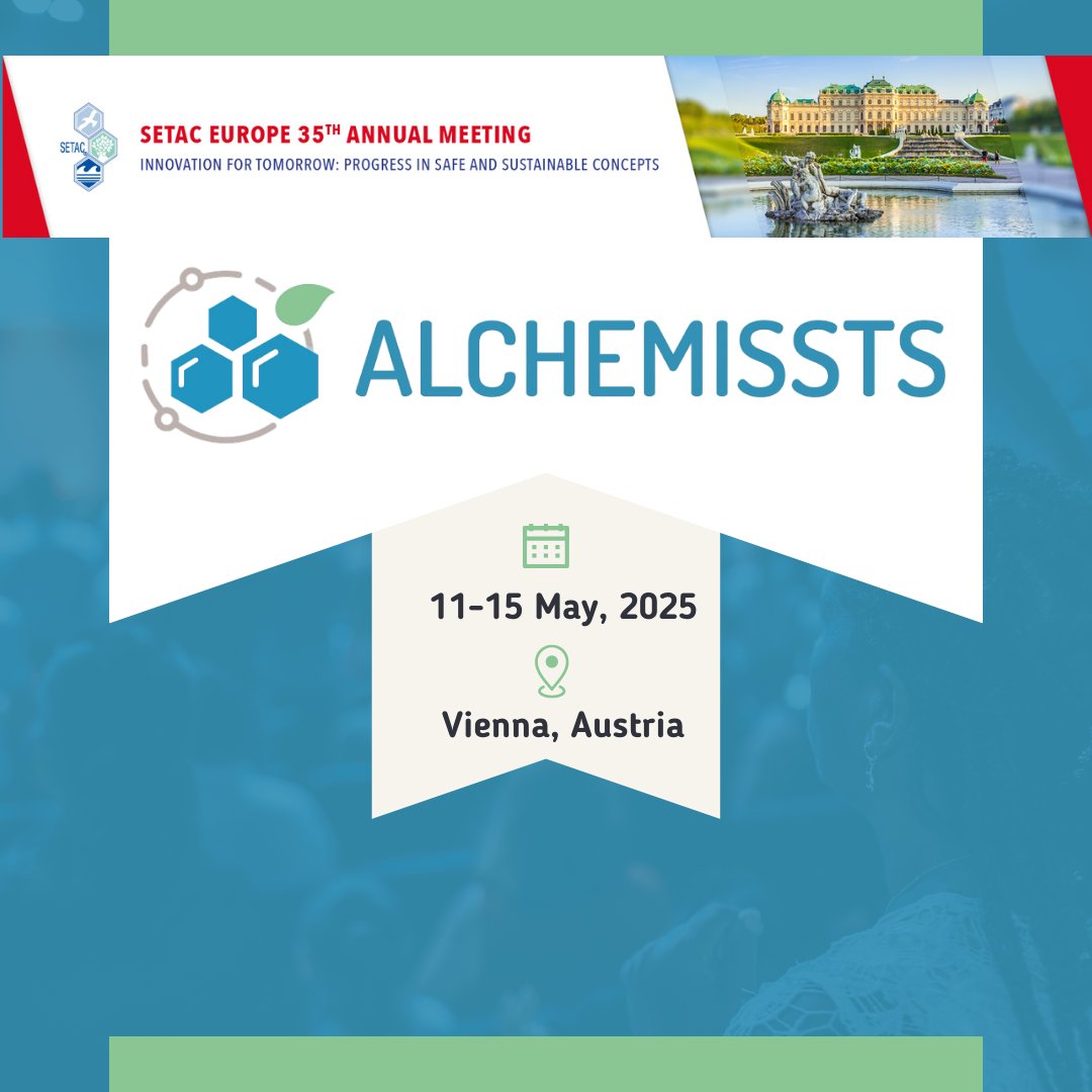 AlchemiSSts's tweet photo. 🌍✨ KickOff week at  the #SETAC2025 in #Vienna!

🔬 #AlChemiSSts project explores how science supports green innovation, sustainable chemistry, and better risk assessment for a more sustainable future. 👉 https://t.co/d6rg7FScDW

#SafeAndSustainable #EnvironmentalScience https://t.co/houxgSKgIn