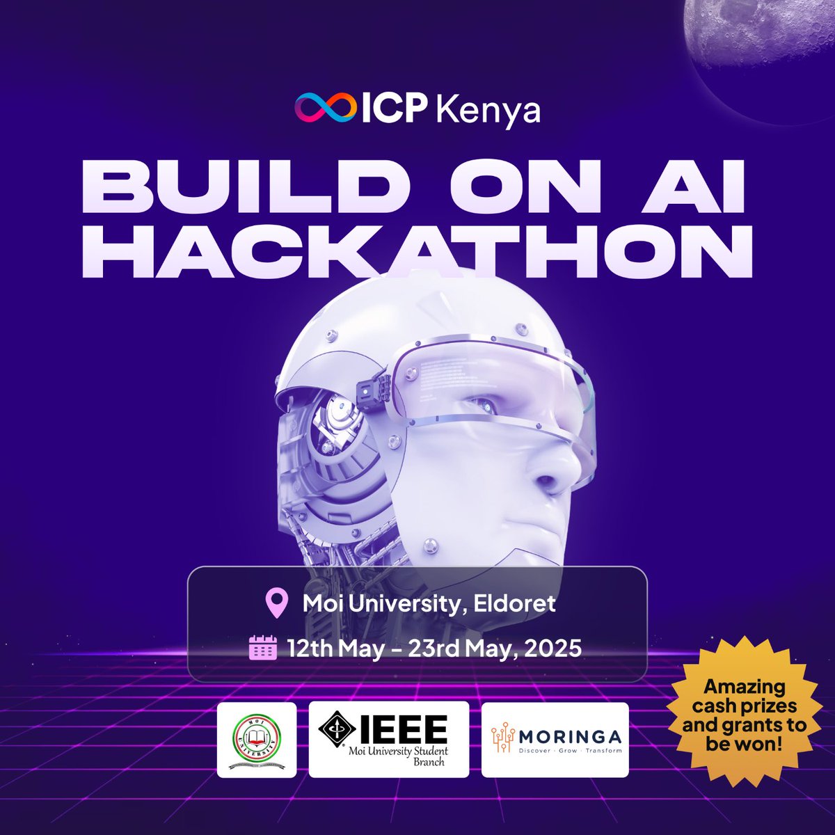 icphub_KE's tweet image. This week has started off on an innovative note as we kick off our Build on AI Hackathon at Moi University, Eldoret today 🚀🤖

Can’t wait to see the brilliant ideas and AI-powered projects that will emerge over the next two weeks #ICP 🧠✨

#BuildOnICP #AIHackathon #Web3Kenya