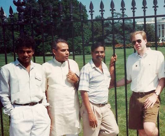 Where? Outside the White House?