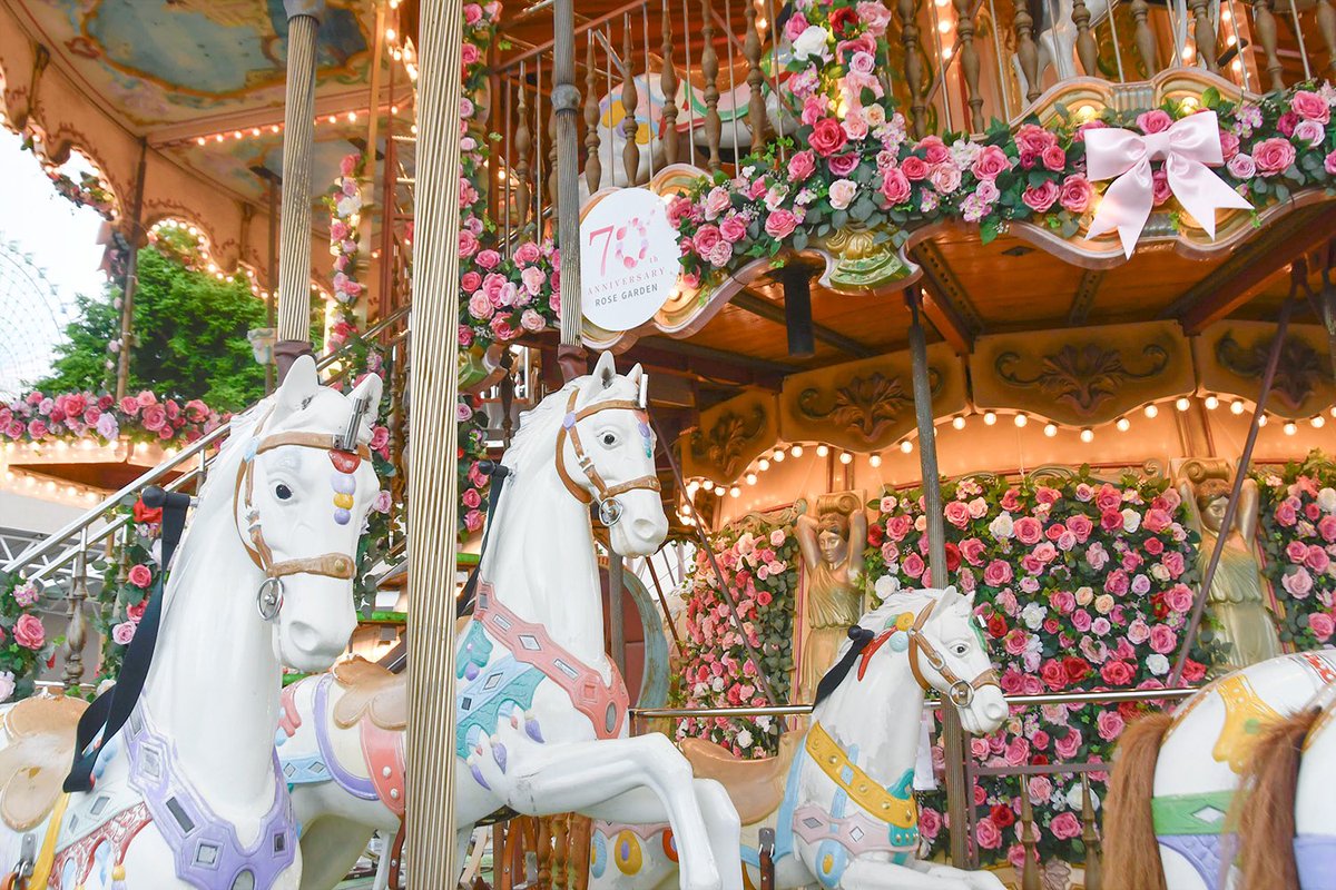 本日(5/12)の #早朝ローズガーデン散策デー の様子 雨粒が #バラ に