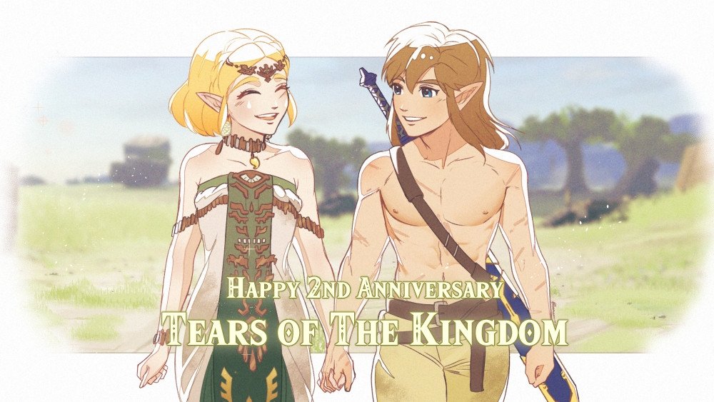 between_star's tweet image. 💧Happy #ToTK 2nd anniversary! 🐉